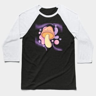 Groovy purple mushroom Baseball T-Shirt